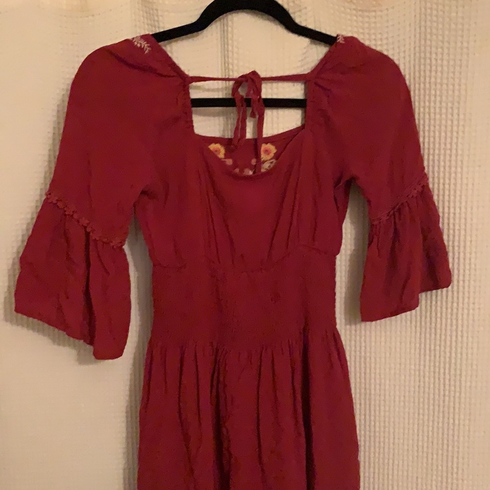 Blue Rain Boho red dress - Picture 6 of 8